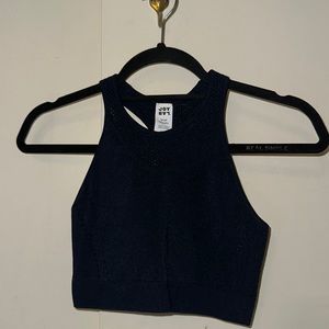 Joy Lab size small navy blue workout set
